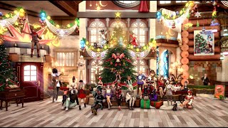 House Tour Winter Edition  The Cookout FC  FFXIV Holiday Update [upl. by Longmire]