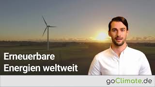 Erneuerbare Energien weltweit  Ein Überblick in 50 Sekunden goClimatede [upl. by Irakab]