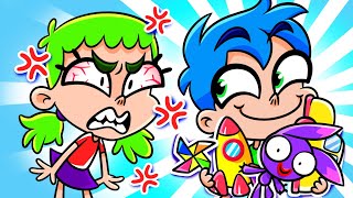 Mommys Little Helper Song 💖 siblings cartoon story [upl. by Annoyed]