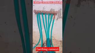 How to installation earthing Copper 👷😱 Under Ground Earthing shorts [upl. by Kruter661]