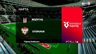 YAPAY ZEKA SKOR TAHMÄ°NÄ° BEÅÄ°KTAÅğŸ†šEYÃœPSPOR TRENDYOL SÃœPER LÄ°G 6HAFTA [upl. by Tima]