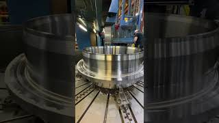 Monster HY100 Steel Forging on Behemoth Machine TD4055 manufacturing cncmachining steel [upl. by Arawaj]