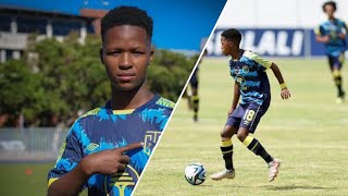 15 year Old Emile Witbooi Debut for Cape Town CityDstv Diski Challenge [upl. by Eanert706]