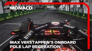 Max Verstappens Pole Lap  2023 Monaco Grand Prix [upl. by Neerbas]