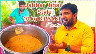 10KG Jabbar bhai style Chicken biryani jabbarbhai cooking nellaisamayal biryani [upl. by Verras]