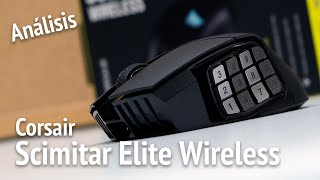 Análisis Corsair Scimitar Elite Wireless mejora un clásico de los MMO [upl. by Zebadiah]