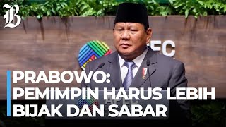 APEC 2024 Prabowo Bicara Soal Tantangan Pemimpin di Tengah Melesatnya Teknologi [upl. by Scherle78]