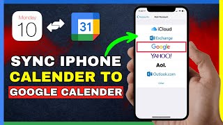 How To Sync IPhone Calendar With Google Calendar Both Ways Easy 2024 [upl. by Cicely]