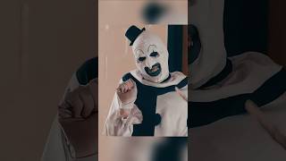 Art The Clown and The Little Pale Girl Surprise Jonathan  Terrifier 2 [upl. by Enomed617]