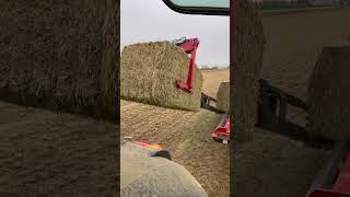 Collecting Hay Bales made Easy farming fendt farmking agri shortsagriculture hay [upl. by Netaf]