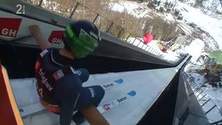 Domen Prevc 228m and Timi Zajc 239m Planica 2019 Qualification [upl. by Niatirb]