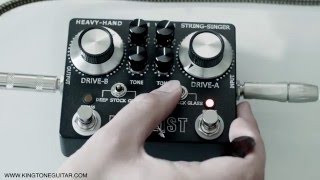 THE DUELLIST  DUAL OVERDRIVE PEDAL Short Demo [upl. by Essila]