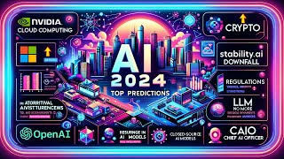 10 AI Predictions For 2024 OpenAI Crypto CAIO Nvidia and more [upl. by Wattenberg269]