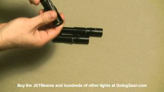 JETBeam BA10 BC10 BA20 Flashlight Review [upl. by Oirad]