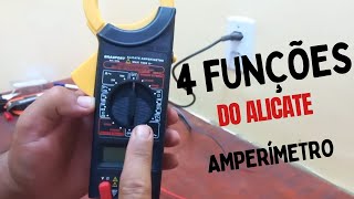 Como usar Alicate Amperímetro [upl. by Pudendas]