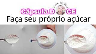 AÇÚCAR DE CONFEITEIRO IMPALPAVEL CASEIRO 🥰 [upl. by Akcimat]