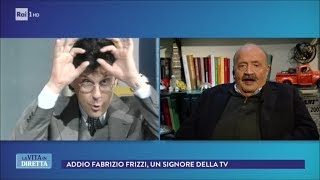 Addio Fabrizio Frizzi Costanzo quotHo perso un amicoquot  La Vita in Diretta 26032018 [upl. by Rehpitsirhc]