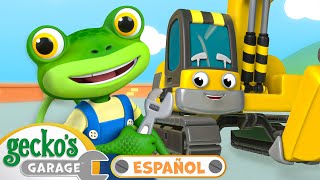 🚜 ¡La retroexcavadora rota 🐸🦎 📺 TV para niños 📺 Moonbug Dibujos Animados [upl. by Knah]