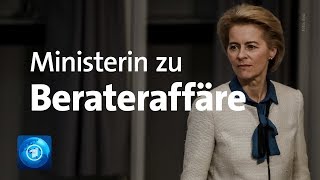 Verteidigungsausschuss Berateraffäre belastet von der Leyen [upl. by Eneg]