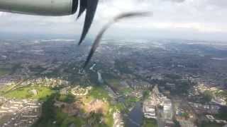 Approach and Landing  Cork Ireland  ATR72600 [upl. by Gudrun]