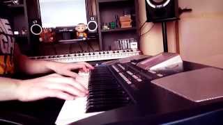 AKCENT  PRZEZ TWE OCZY ZIELONE COVER KORG PA 500 [upl. by Orlena529]