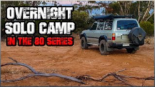 Overnight Solo Camp In The 80 Series amp A Bit Of An Update  South Australia [upl. by Annalee995]