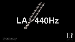 Tono de referencia del LA 440HZ  Diapasón para Afinar tu Instrumento [upl. by Dyanna916]