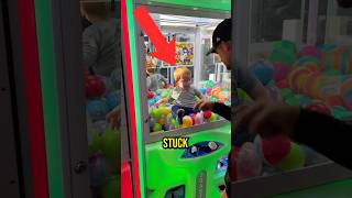 He got stuck in the arcade machine 😵‍💫😱 [upl. by Eisak43]