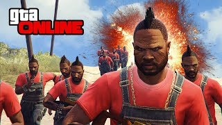 MR T SQUAD TROLLING ONLINE  GTA 5 Online  PC Funny Moments [upl. by Okihcim]