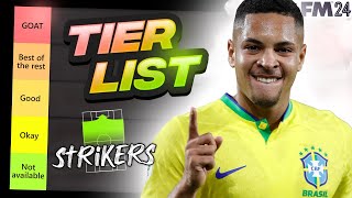 We Ranked The BEST Wonderkid Strikers In FM24  Football Manager 2024 Wonderkids [upl. by Aden]