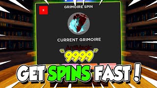 Grimoires Era How To Get FREE Grimoire Spin Fast  Full Guide Code [upl. by Kimble]