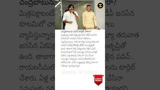 Did Pawan Kalyan Target Chandrababu 🤔💥 APPolitics [upl. by Amalbena820]