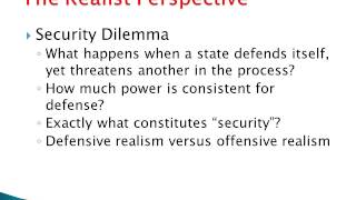 The Security Dilemma and Robert Jervis [upl. by Akiehs]