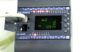 KEYENCE KV24AR PLC Supersmall type PLCs 動作確認 [upl. by Aehsan]