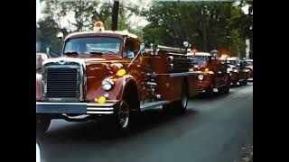 1960s Butler Pa Parade Butler High School Band and Robinettes South Butler Fire Dept Quaker State [upl. by Vladimar]