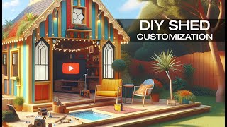 DIY Shed Customization Ideas to Transform your Backyard [upl. by Aromat]