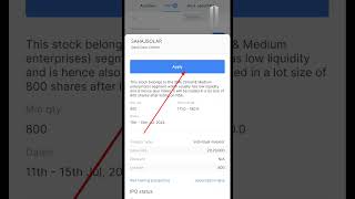 How to apply IPO in Zerodha Kite BTS BTS Viral youtube [upl. by Derrick]