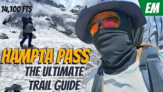 HAMPTA PASS trek in July  Trail Review  Steepness  Complete Beginner Guide  Monsoon Hiking [upl. by Olympias]