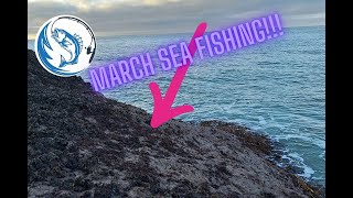 MARCH SEA FISHINGanglesey seafishinguk livingmybestlife coastlife [upl. by Kilmarx]