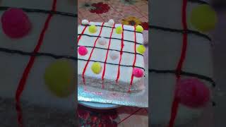 Coconut cake 🎂 decorationcake birthdaycakedecorating likeforlikes coconutcakerecipe [upl. by Ailyt]