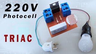 Make 220V Photocell With Triac [upl. by Nelda]