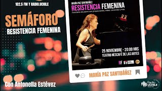 María Paz Santibáñez adelanta la obra “Resistencia femenina concierto para piano y cacerolas” [upl. by Nisse]