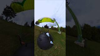 Speedwing Tailwind Launch😬 paragliding parapente gleitschirm speedflying speedwing insta360 [upl. by Blancha230]