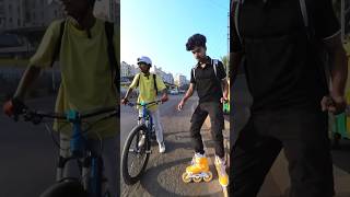 Skating और Cycle 😃 vishalskater streetskating minivlog skaterboy indorecity vlog [upl. by Rosaline]