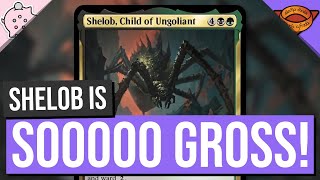 SOOOO GROSS  Shelob Child of Ungoliant  Lord of the Rings MiddleEarth Spoilers  MTG [upl. by Dis]