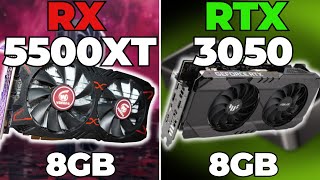 RX 5500 XT vs RTX 3050  Test in 15 Games  in 2024 [upl. by Sandy]