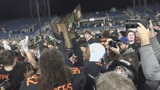 CHRISTMAS IN NOVEMBER  The Massillon Tiger Football Team wins the State Championship accompanied by [upl. by Aihsiym]