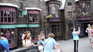 Hogsmeade Village walkthrough tour at The Wizarding World of Harry Potter [upl. by Kcub]