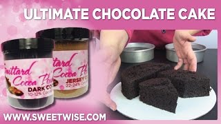 Ultimate Chocolate Cake by www SweetWise com [upl. by Aynnat734]