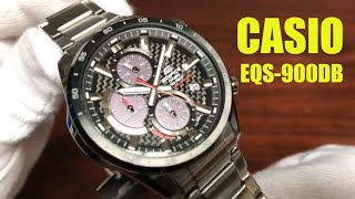 Unboxing Casio Edifice EQS900DB Chronograph Solar Powered Watch EQS900DB1AV [upl. by Sajovich]